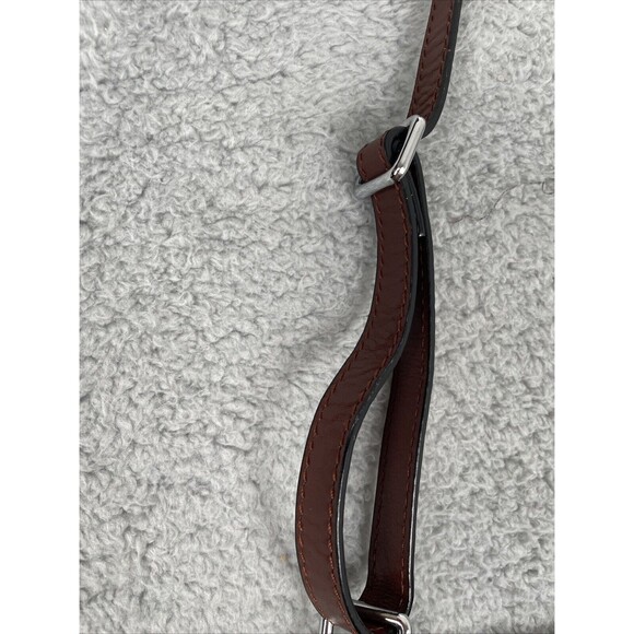 Stauer Handbag Womens Brooklyn Luxury Italian Leather Crossbody Hip Bag Brown - Picture 5 of 10